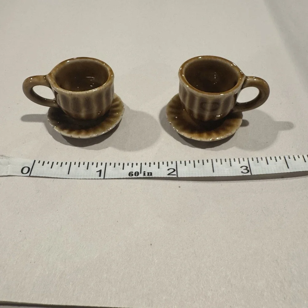 Vintage Miniature Tea Set 8 Pcs Made in Thailand
